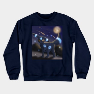 Moonlight fox Crewneck Sweatshirt